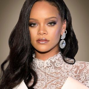 Rihanna global music superstar, entrepreneur and founder of Fenty Beauty